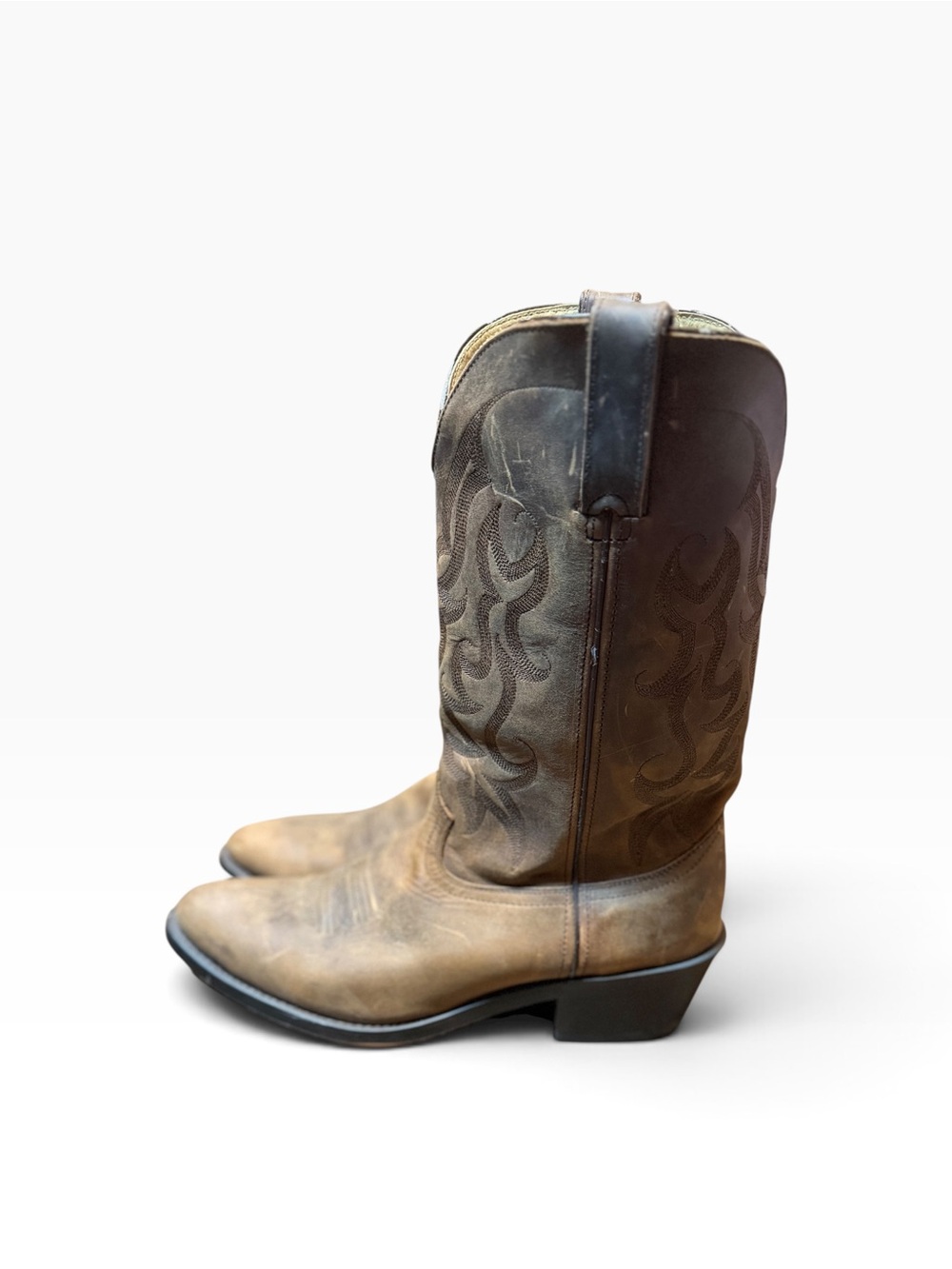 Durango Men’s Brown Western Distressed Cowboy Boots Size 10.5 EE